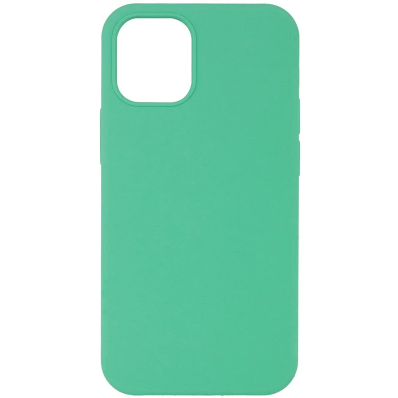 Чохол з закритим низом Silicone Case на Apple iPhone 15 Pro Max (6.7") – Зелений / Spearmint. Фото 1 з 6