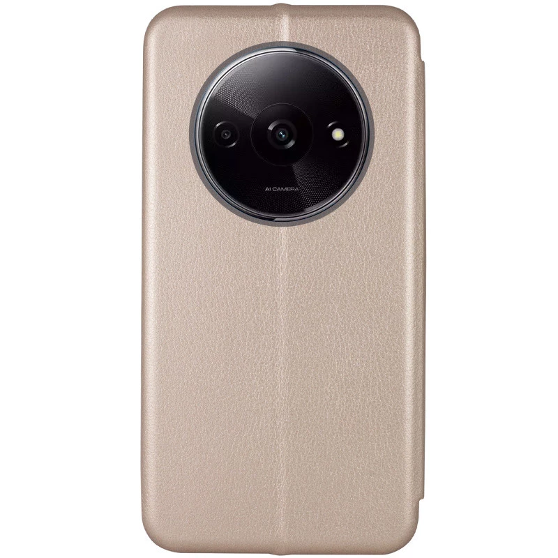 Чохол-книжка класичний на Xiaomi Redmi A3 – Золотий. Фото 3 з 3