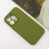 Чехол Silk Full Camera Protective (AA) NO LOGO для Apple iPhone 13 Pro (6.1") – Зеленый / Dark Olive. Фото 2 из 4