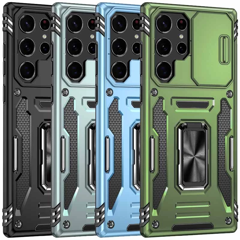 Ударопрочный чехол Square Ring c шторкой на камеру для Samsung Galaxy S25 Ultra фото 1 из 1