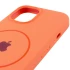 Чохол Silicone Armor Max with MagSafe для Apple iPhone 14 Plus (6.7") – Помаранчевий / Papaya. Фото 5 з 6