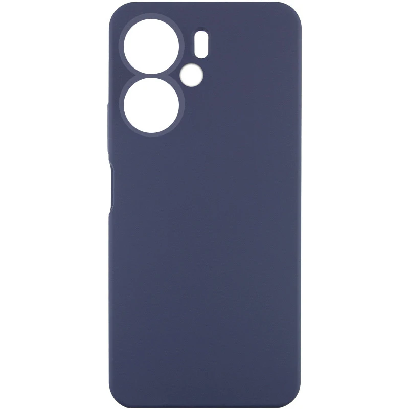 Чохол Silicone Case Lakshmi Premium із закритою камерою для Xiaomi Redmi 13C – Темно-синій / Midnight blue. Фото 1 з 4