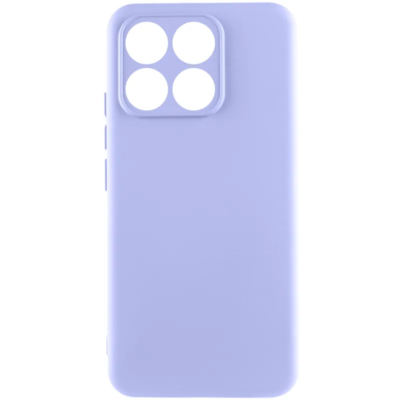 Цветной силиконовый чехол GETMAN с закрытой камерой на Motorola Edge 70 Fusion – Сиреневый / Light purple. Фото 1 из 1