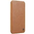 Шкіряний чохол (книжка) Nillkin Qin Prop для Apple iPhone 16 – Brown. Фото 1 з 6