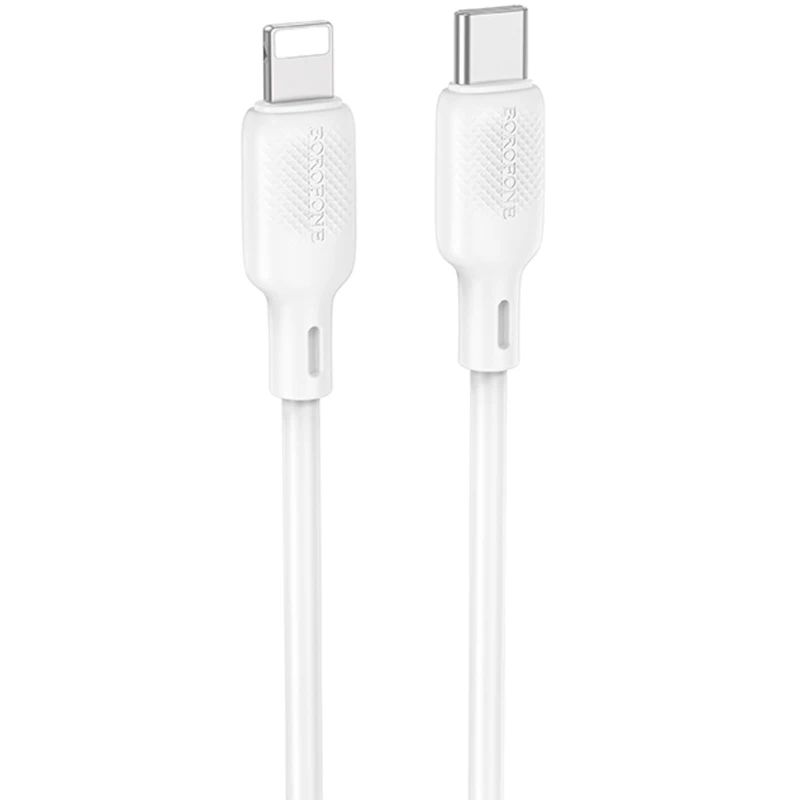 Дата кабель Borofone BX113 Lenny Type-C to Lightning 27W (1m) – White. Фото 1 из 4