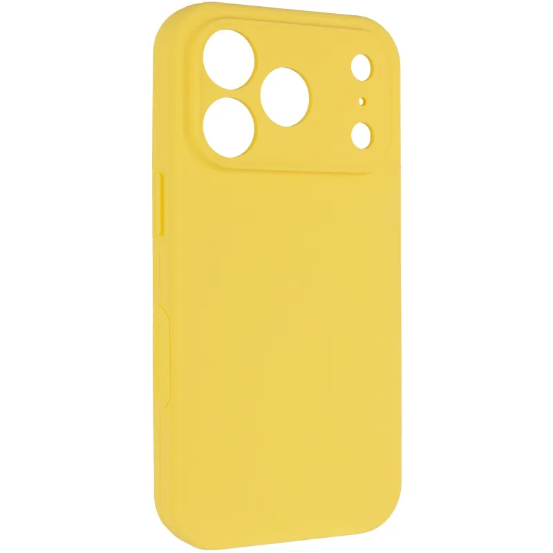 Чехол Silk Full Camera Protective (AA) NO LOGO для Apple iPhone 17 Pro Max (6.9") – Желтый / Yellow. Фото 1 из 5