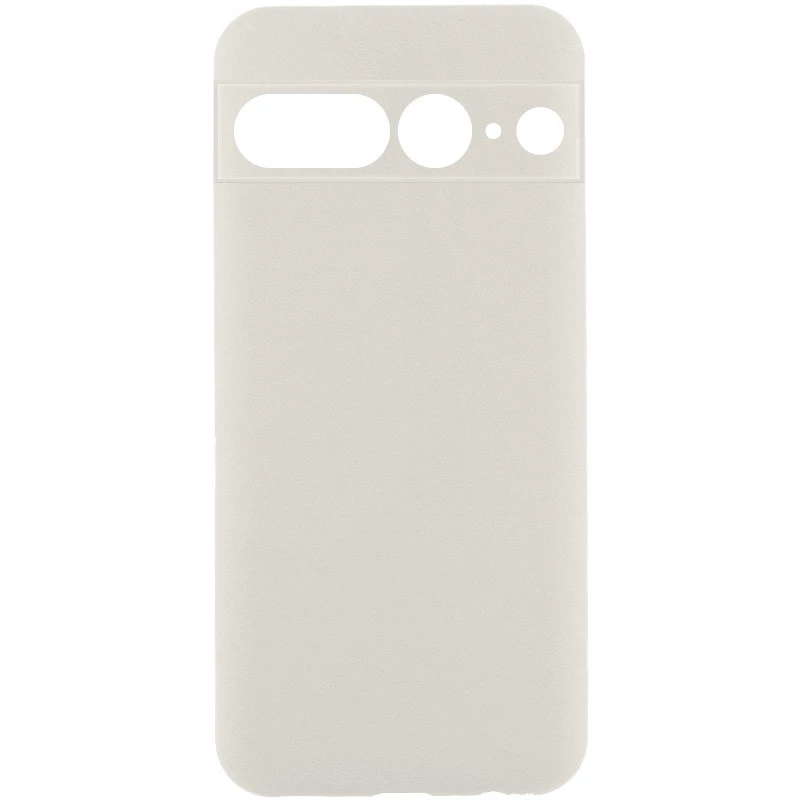 Чохол Silicone Case Lakshmi Premium з закритою камерою на Google Pixel 7 Pro – Білий / White. Фото 1 з 1