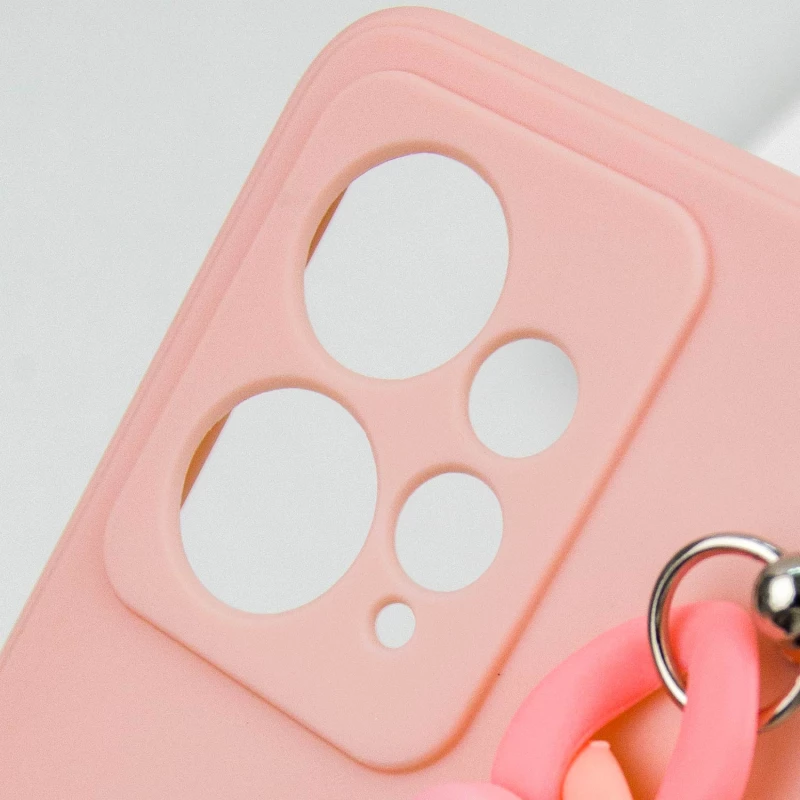 Чехол Heart с цепочкой для Xiaomi Redmi Note 12 4G – Pink Sand. Фото 7 из 7