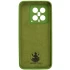 Чохол Silicone Cover Ummi Lakshmi Full Camera (AA) для Xiaomi 14 – Зелений / Dark green. Фото 3 з 3