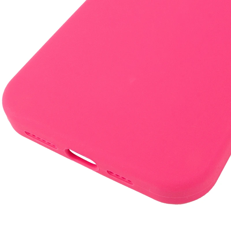 Чехол Silicone Case (AA) Logo with MagSafe для Apple iPhone 16e (6.1") – Розовый / Barbie pink. Фото 6 из 6