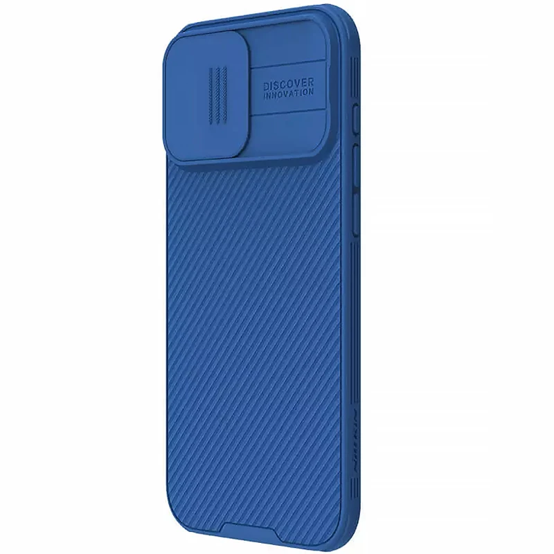 Пластикова накладка Nillkin Pro зі шторкою для камери та магнітом на Apple iPhone 16 Pro Max – Blue. Фото 3 з 6