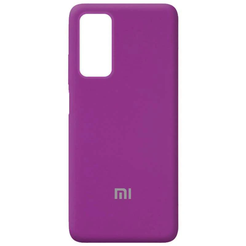 

Чохол Silicone Case з закритим низом на Xiaomi Mi 10T (Фіолетовий / Grape)