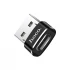 Перехідник Hoco UA6 OTG USB Female to Type-C Male – Чорний. Фото 3 з 8
