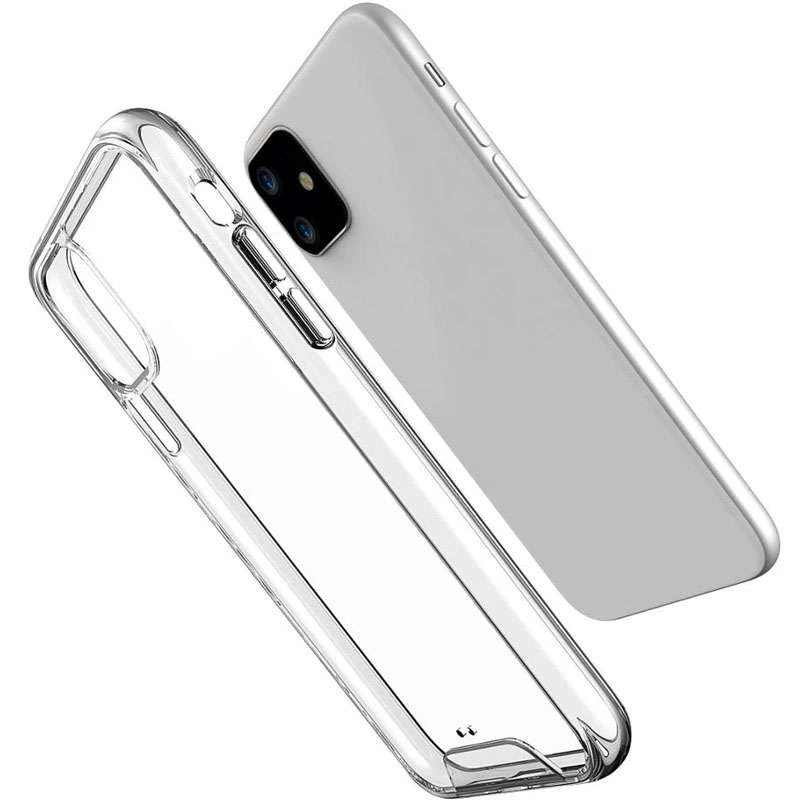 Силіконовий чохол Space Case на Apple iPhone 11 (6.1") – Прозорий. Фото 3 з 8