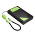 Портативний ЗП Power Bank Hoco DB83 22.5W+PD20W з БЗП+Watch 10000 mAh – Black / Green. Фото 3 з 6