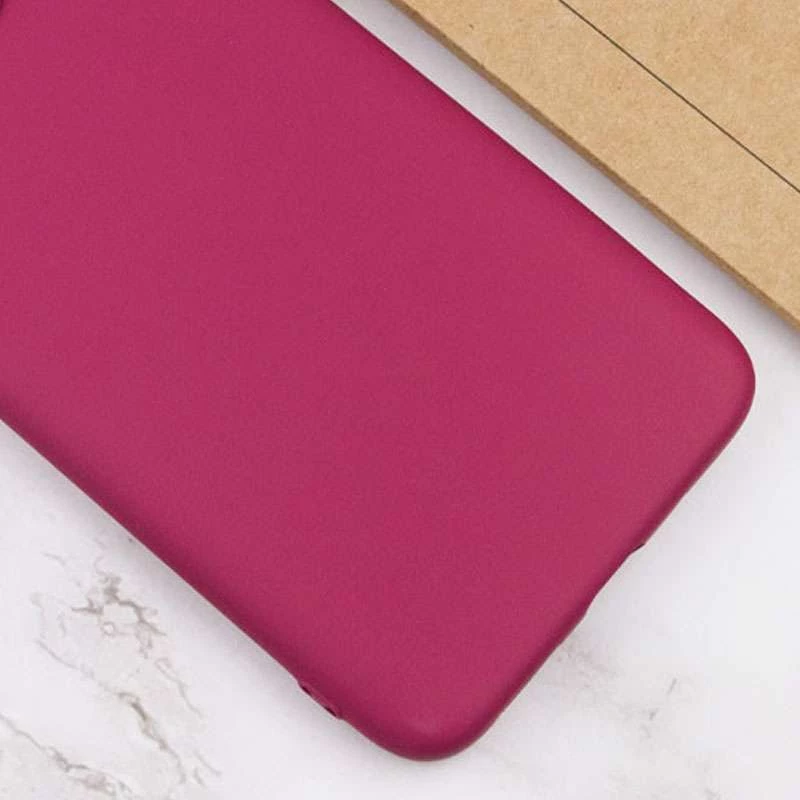 Чохол Silicone Case Lakshmi з закритою камерою на Xiaomi Redmi A1+ / Poco C50 / A2+ – Бордовий / Marsala. Фото 5 з 5