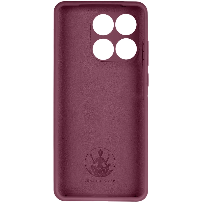 Чохол Silicone Case Lakshmi Premium із закритою камерою для Motorola Edge 60 Fusion – Бордовий / Plum. Фото 4 з 6