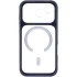 Чехол TPU+PC GETMAN Moon Clear with MagSafe для Apple iPhone 18 Pro – Blue. Фото 3 из 5