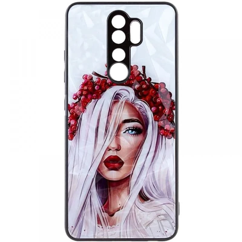 

Стеклянный чехол Prisma Ladies на Xiaomi Redmi 9 (Ukrainian Girl)