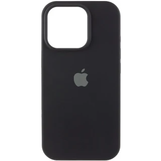 Чехол Silicone Case (AA) Logo with MagSafe для Apple iPhone 11 Pro (5.8") — Черный / Black