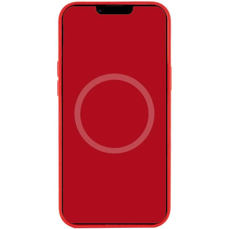Чехол Silicone case (AAA) with Magsafe and Animation для Apple iPhone 12 Pro (6.1") – Красный / Red. Фото 4 из 7
