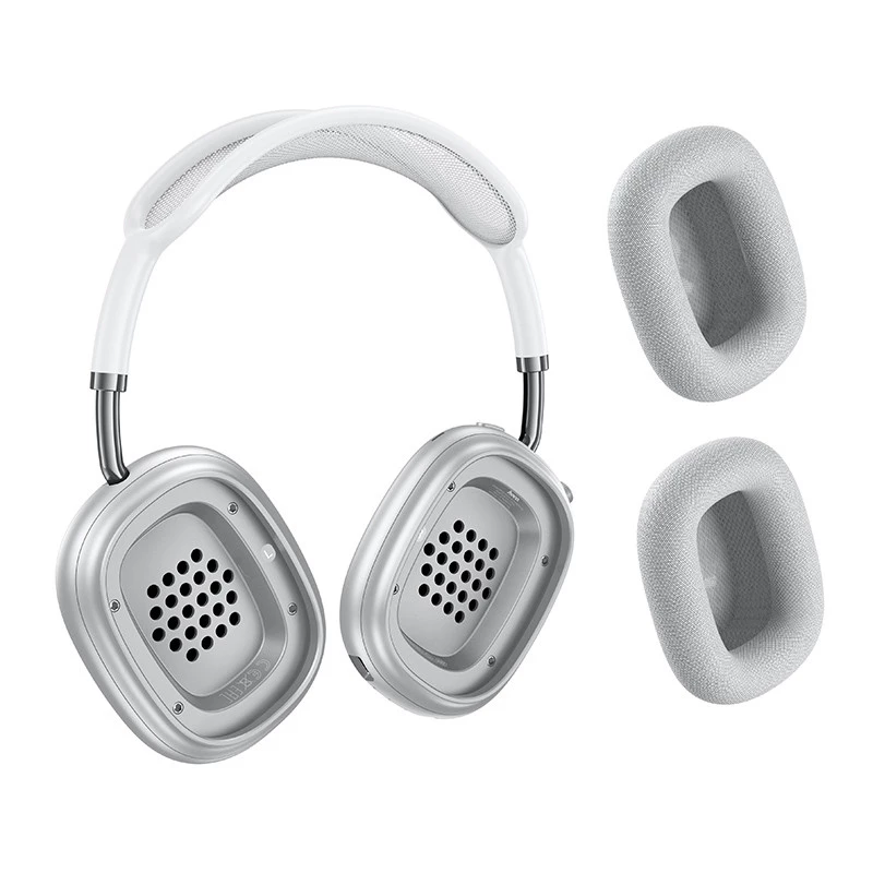 Накладні бездротові навушники Hoco W65 Happy – silver. Фото 3 з 4