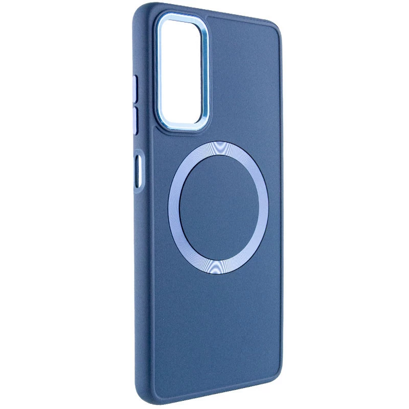 TPU чохол Bonbon з металевими кнопками та MagSafe на Samsung Galaxy A25 5G – Синій / Cosmos Blue. Фото 2 з 9