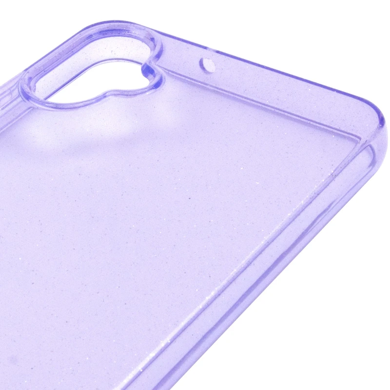 Блискучий силіконовий чохол на Samsung Galaxy A05 – Purple. Фото 8 з 10