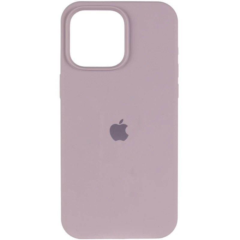Чохол Silicone Case (AA) Logo with MagSafe для Apple iPhone 15 (6.1") – Сірий / Lavender. Фото 3 з 6