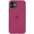 Чохол Silicone Case з закритим низом на Apple iPhone 11 (6.1") – Червоний / Rose Red. Фото 1 з 1