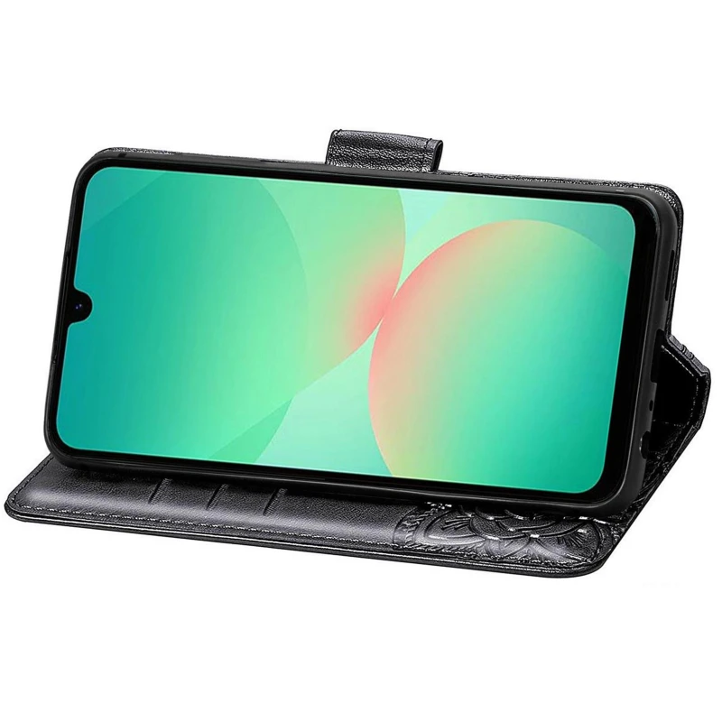 Шкіряний чохол-книжка Butterfly Pattern для Samsung Galaxy A57 5G – Black. Фото 4 з 4
