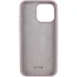 Чохол з закритим низом Silicone Case на Apple iPhone 13 Pro (6.1") – Сірий / Lavender. Фото 6 з 9