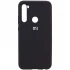 Чехол Silicone Case с закрытым низом для Xiaomi Redmi Note 8 – Черный / Black. Фото 1 из 3
