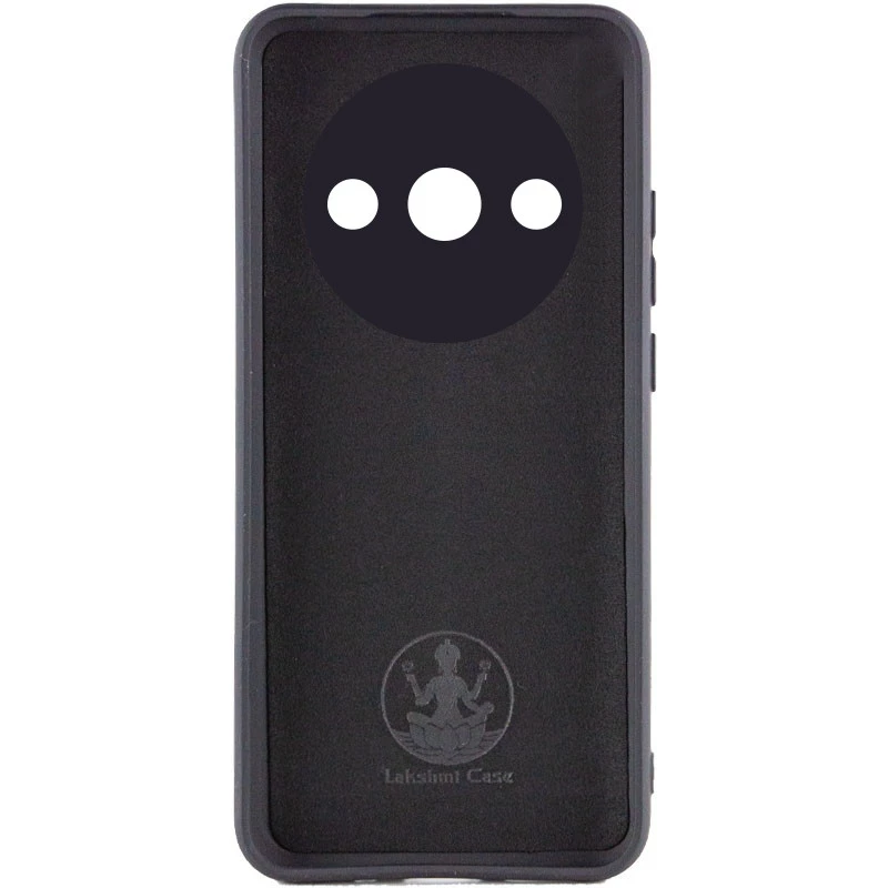 Чохол Silicone Case Lakshmi Plus з закритою камерою на Xiaomi Redmi A3 – Чорний / Black. Фото 2 з 4
