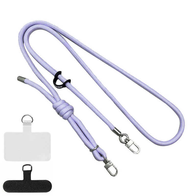 Шнурок с двумя креплениями (8мм) 150см – Light Blue. Фото 3 из 5