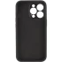 Чехол с защитой камеры Silicone Case для Apple iPhone 18 – Черный / Black. Фото 2 из 3