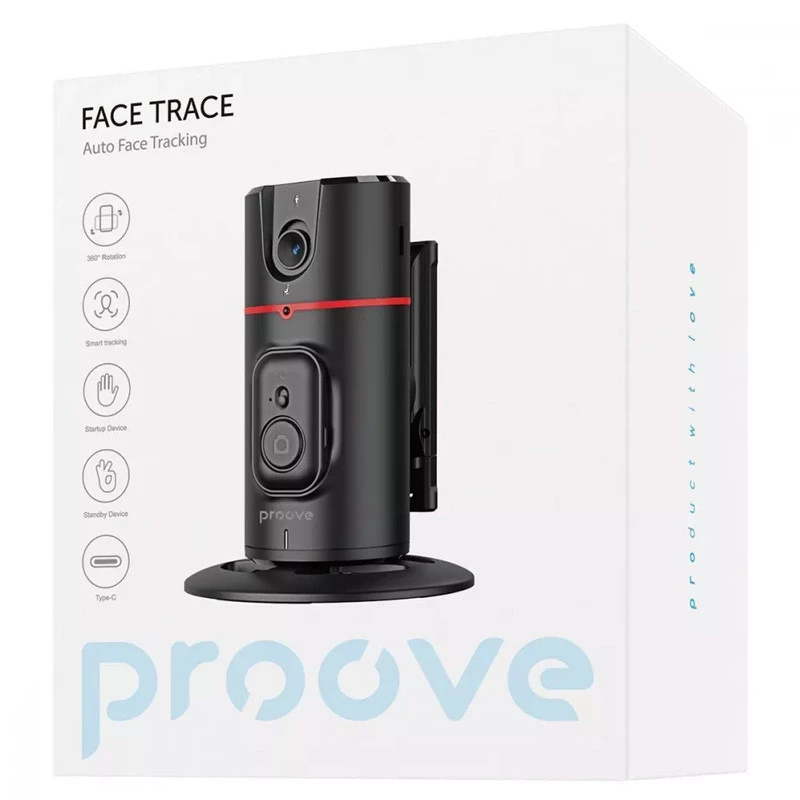 Монопод для селфі Proove Face Trace Auto Face Tracking (95mm) фото 3 з 3