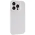 Чехол Silk Full Camera (AA) NO LOGO with Magnetic Fit для Apple iPhone 15 Pro Max (6.7") – Белый / White. Фото 1 из 5