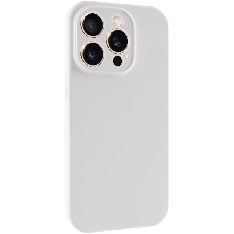 Чехол Silk Full Camera Protective (AA) NO LOGO для Apple iPhone 15 Pro Max (6.7") – Белый / White. Фото 2 из 9