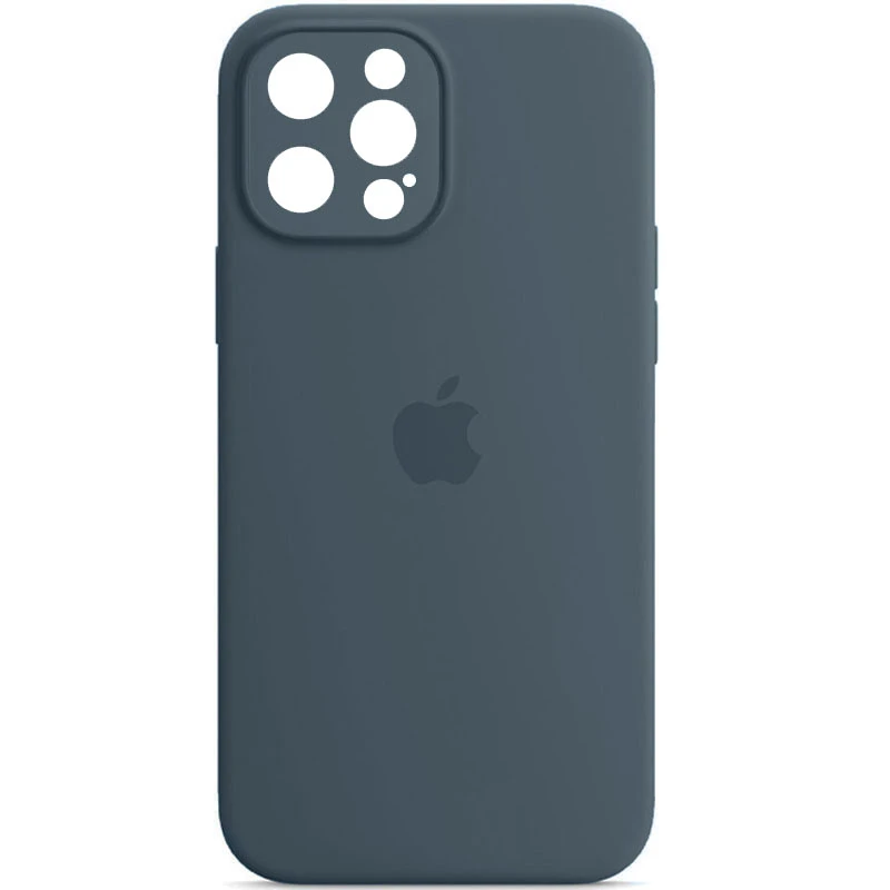 

Чехол Silicone Case с защитой камеры для Apple iPhone 13 Pro Max (6.7") (Синий / Abyss Blue), Синій / abyss blue