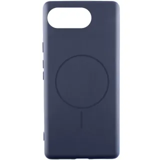 Чохол Silicone Cover Lakshmi (AA) with Magnetic Fit для Google Pixel 10a — Темно-синій / Midnight blue