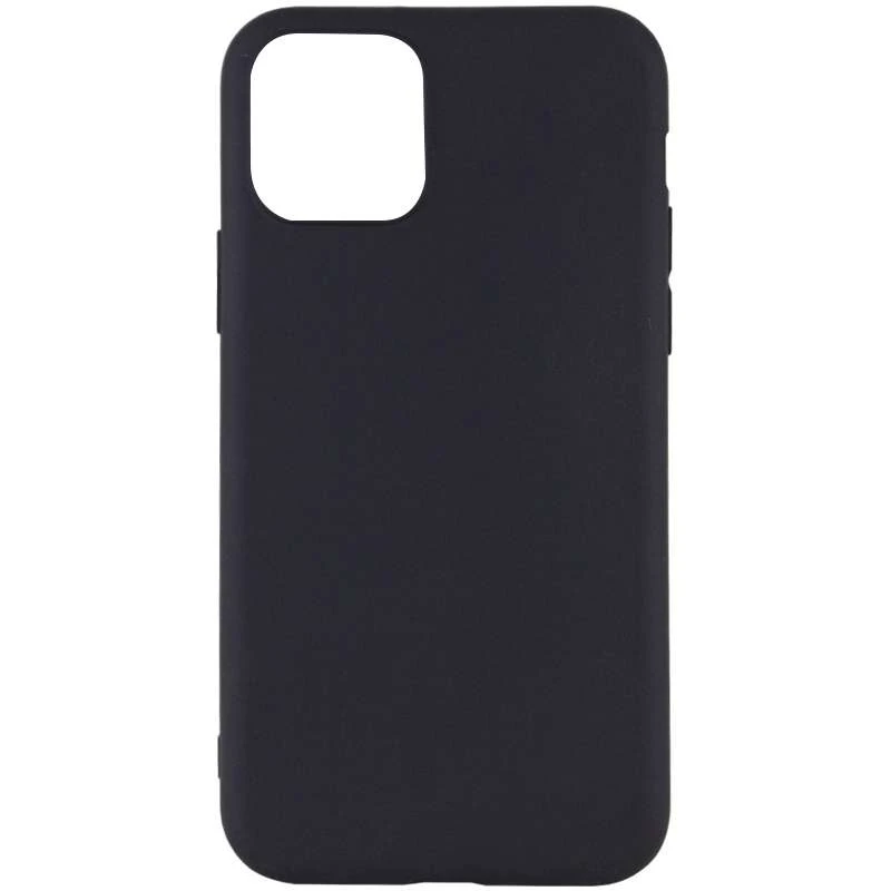 

Чёрный силиконовый чехол Epik для Apple iPhone 12 Pro (6.1") (Черный), Чорний