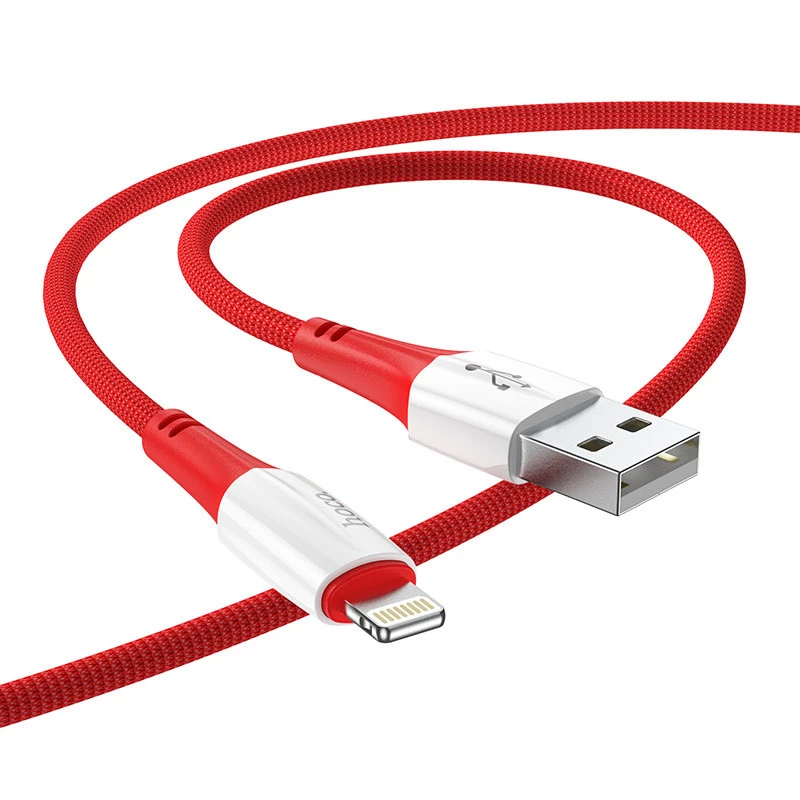 Дата кабель Hoco X70 Ferry USB to Lightning (1m) – Red. Фото 3 з 4