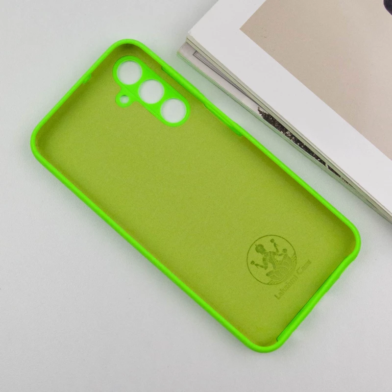 Чохол Silicone Case Lakshmi Plus з закритою камерою на Samsung Galaxy A35 – Салатовий / Neon Green. Фото 5 з 6