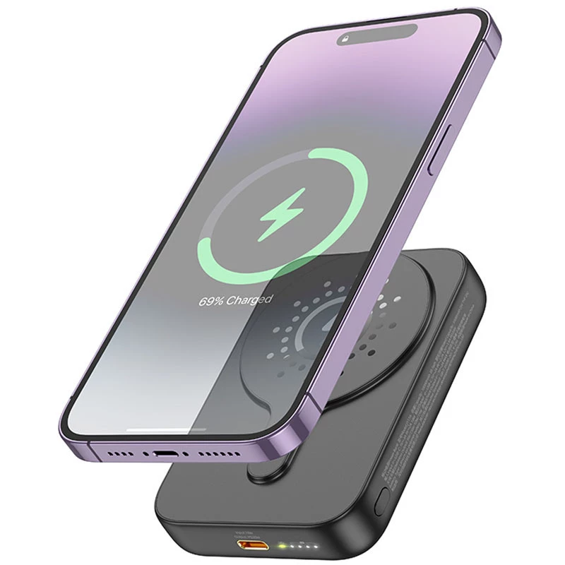 Портативное зарядное устройство Power Bank Hoco J117A Esteem PD20W с БЗУ 10 000 mAh – Black. Фото 2 из 6