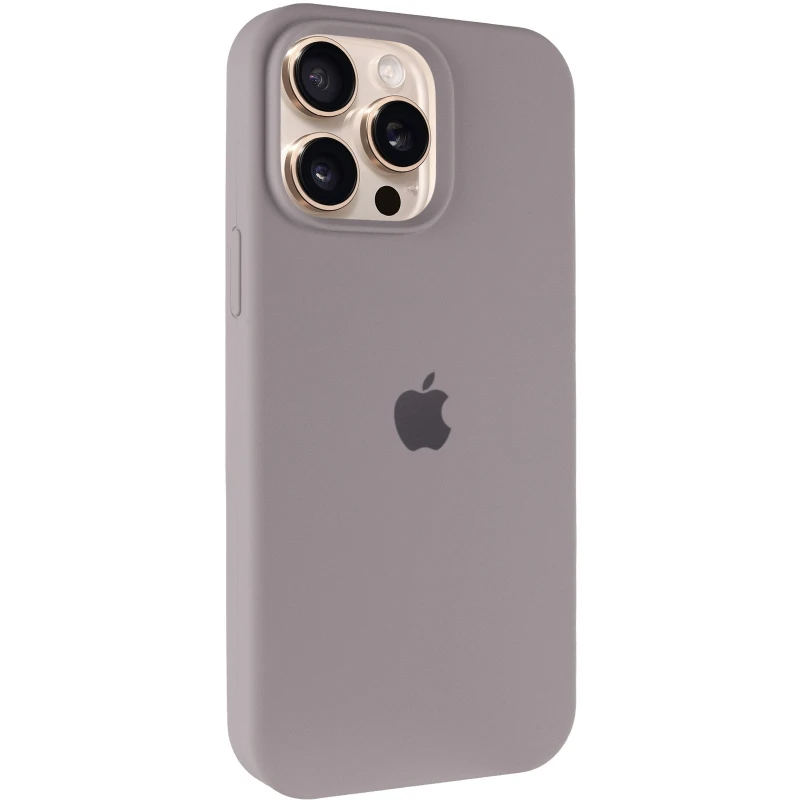 Чохол Silicone Case з закритим низом на Apple iPhone 14 Pro (6.1") – Сірий / Lavender. Фото 3 з 15
