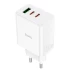 МЗП Hoco C126A PD40W+QC3.0 (1USB/2Type-C) – White. Фото 1 з 5