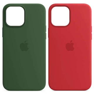 Чохол Silicone case (AAA) with Magsafe для Apple iPhone 13 Pro (6.1") фото 1 з 2