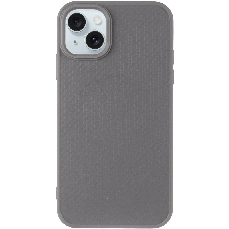 TPU чохол Carbon Protective with Magsafe для Apple iPhone 14 (6.1") – Grey. Фото 3 з 6