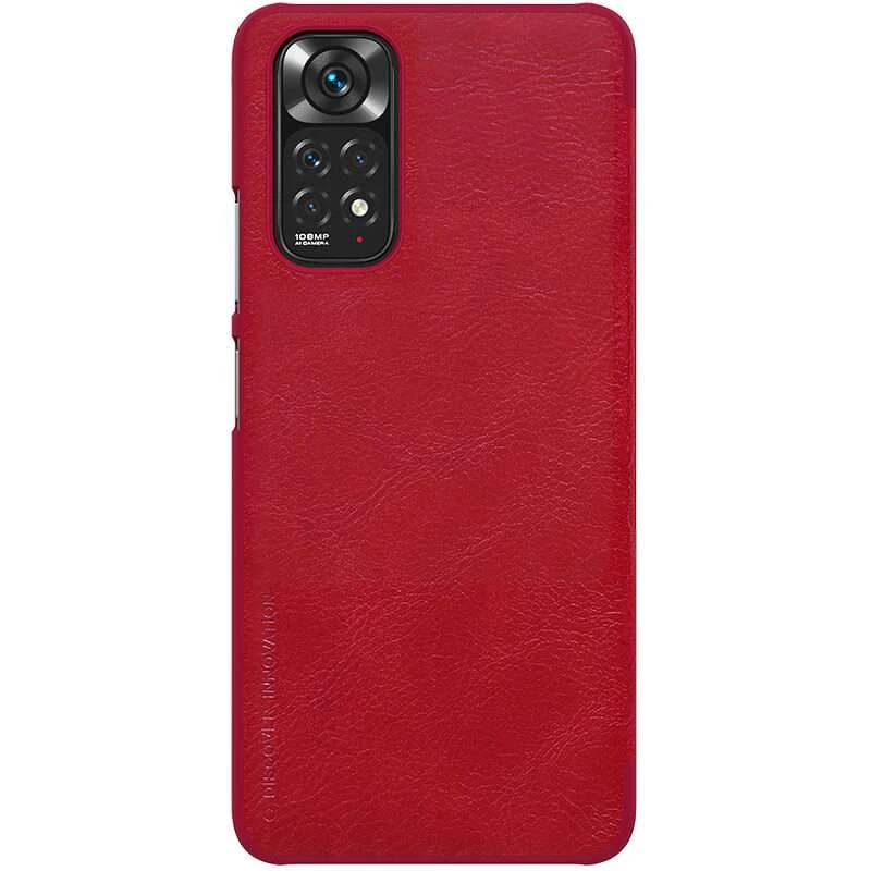 Чохол-книжка Nillkin Qin на Xiaomi Redmi Note 11 (Global) / Note 11S – Червоний. Фото 2 з 5